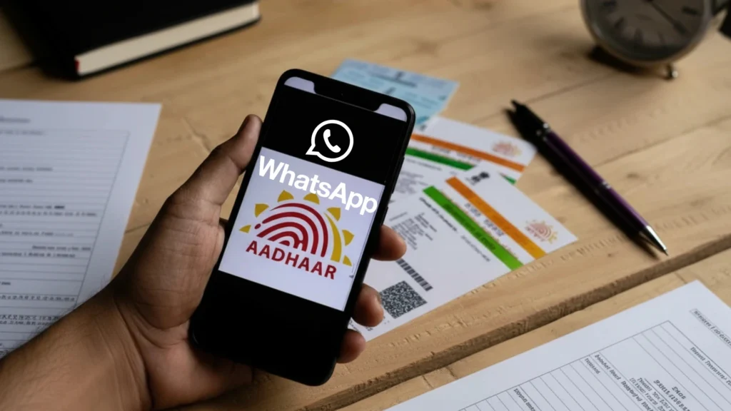 d Aadhaar Card on WhatsApp